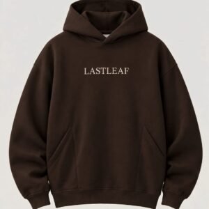 Last Leaf Signature Heavyweight Hoodie – Mocha Brown