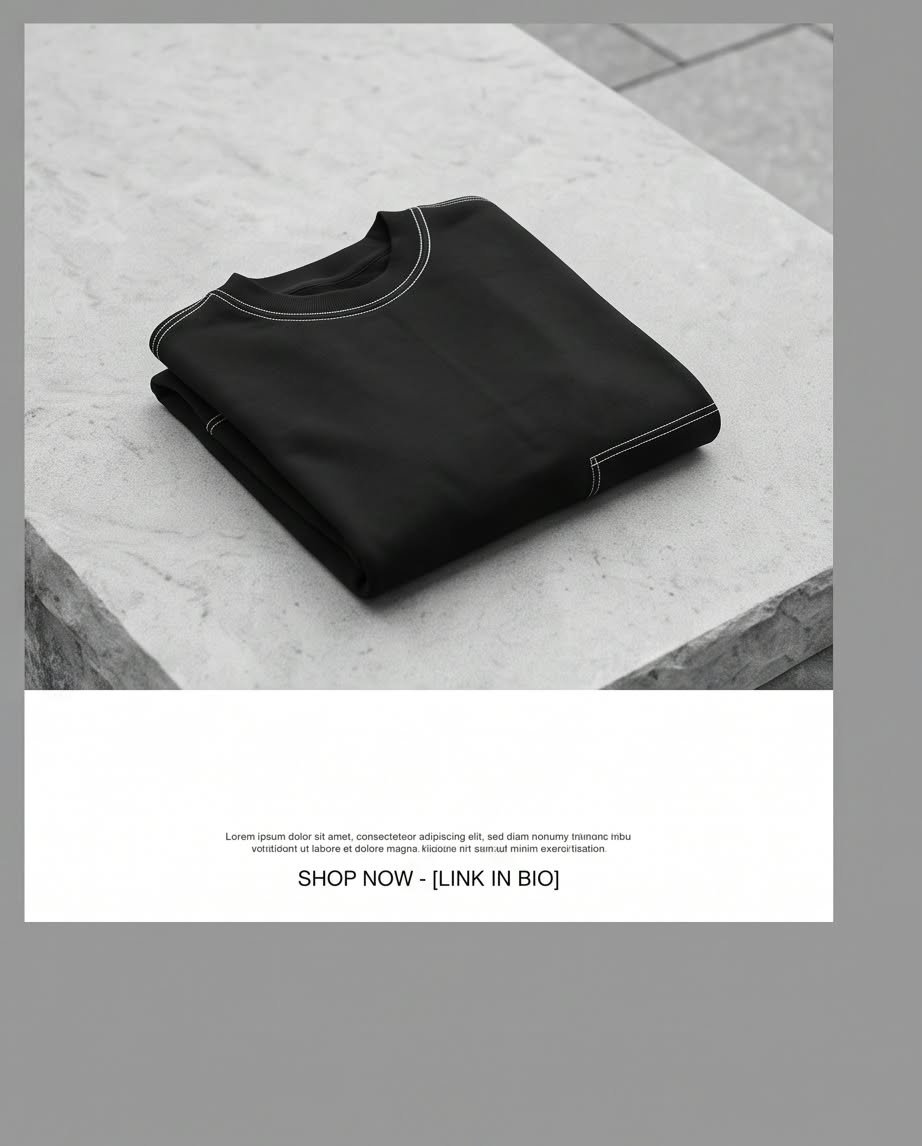Last Leaf Contrast Stitch Heavyweight Sweatshirt (380 GSM) – Black - Image 3